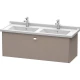 Тумба базальт матовый 122 см Duravit Brioso BR404401043