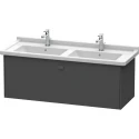 Тумба графит матовый 122 см Duravit Brioso BR404404949