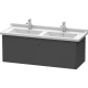 Тумба графит матовый 122 см Duravit Brioso BR404404949