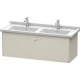 Тумба тауп матовый 122 см Duravit Brioso BR404409191