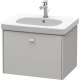 Тумба бетонно-серый матовый 67 см Duravit Brioso BR404500707