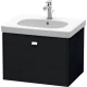 Тумба черный дуб 67 см Duravit Brioso BR404501016