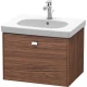 Тумба темный орех 67 см Duravit Brioso BR404501021