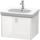 Тумба белый глянец 67 см Duravit Brioso BR404501022