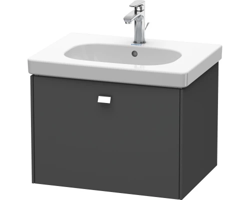 Тумба графит матовый 67 см Duravit Brioso BR404501049