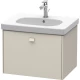 Тумба тауп матовый 67 см Duravit Brioso BR404509191