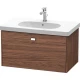 Тумба темный орех 82 см Duravit Brioso BR404601021