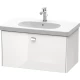Тумба белый глянец 82 см Duravit Brioso BR404601022