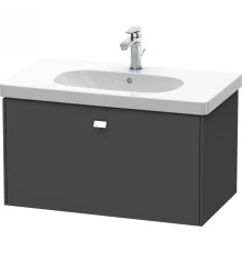 Тумба графит матовый 82 см Duravit Brioso BR404601049