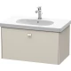 Тумба тауп матовый 82 см Duravit Brioso  BR404609191