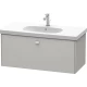 Тумба бетонно-серый матовый 102 см Duravit Brioso BR404700707