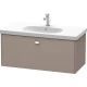 Тумба базальт матовый 102 см Duravit Brioso BR404701043