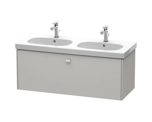 Тумба бетонно-серый матовый 117 см Duravit Brioso BR404800707