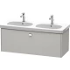 Тумба бетонно-серый матовый 117 см Duravit Brioso BR404801007