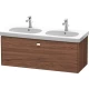 Тумба темный орех 117 см Duravit Brioso BR404801021