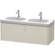 Тумба тауп матовый 117 см Duravit Brioso BR404801091