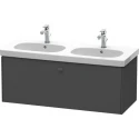 Тумба графит матовый 117 см Duravit Brioso BR404804949