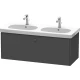 Тумба графит матовый 117 см Duravit Brioso BR404804949