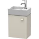 Тумба тауп матовый 36,4 см Duravit Brioso BR4049L9191