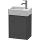 Тумба графит матовый 36,4 см Duravit Brioso BR4049R4949