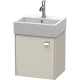 Тумба тауп матовый 43,4 см Duravit Brioso BR4050L1091