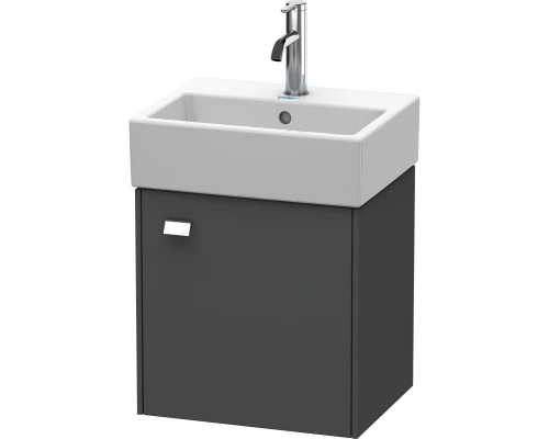 Тумба графит матовый 43,4 см Duravit Brioso BR4050R1049