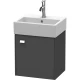 Тумба графит матовый 43,4 см Duravit Brioso BR4050R1049