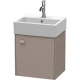 Тумба базальт матовый 43,4 см Duravit Brioso BR4050R4343
