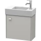 Тумба бетонно-серый матовый 48,4 см Duravit Brioso BR4051R0707