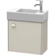 Тумба тауп матовый 48,4 см Duravit Brioso BR4051R9191