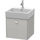 Тумба бетонно-серый матовый 48,4 см Duravit Brioso BR405201007