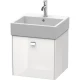 Тумба белый глянец 48,4 см Duravit Brioso BR405201022