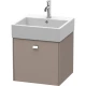 Тумба базальт матовый 48,4 см Duravit Brioso BR405201043