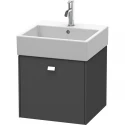 Тумба графит матовый 48,4 см Duravit Brioso BR405201049