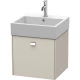 Тумба тауп матовый 48,4 см Duravit Brioso BR405201091