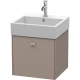 Тумба базальт матовый 48,4 см Duravit Brioso BR405204343