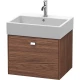 Тумба темный орех 58,4 см Duravit Brioso BR405301021