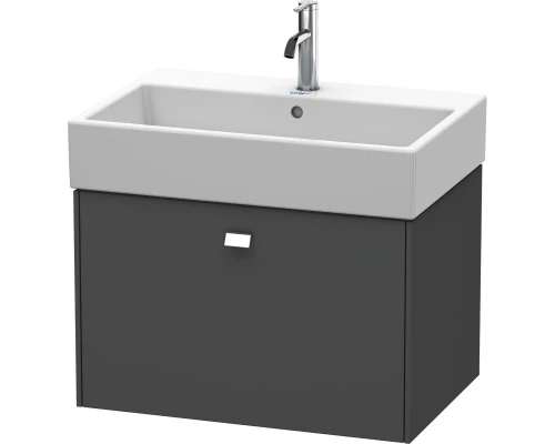 Тумба графит матовый 68,4 см Duravit Brioso BR405401049