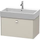 Тумба тауп матовый 78,4 см Duravit Brioso BR405501091