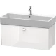 Тумба белый глянец 98,4 см Duravit Brioso BR405601022