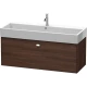 Тумба каштан 118,4 см Duravit Brioso BR405701053