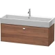 Тумба орех 118,4 см Duravit Brioso BR405701079