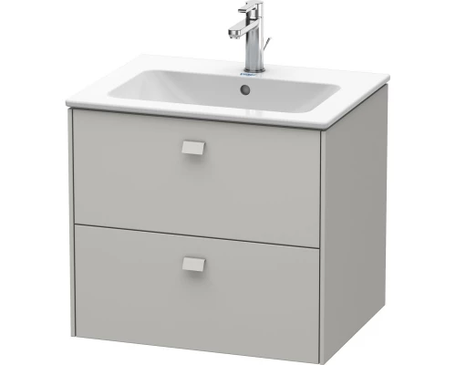 Тумба бетонно-серый матовый 62 см Duravit Brioso BR410100707