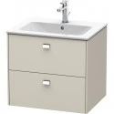 Тумба тауп матовый 62 см Duravit Brioso BR410101091