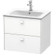 Тумба белый матовый 62 см Duravit Brioso BR410101818