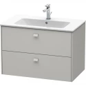 Тумба бетонно-серый матовый 82 см Duravit Brioso BR410200707