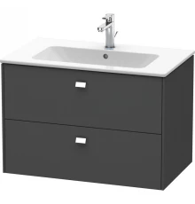 Тумба графит матовый 82 см Duravit Brioso BR410201049