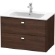 Тумба каштан 82 см Duravit Brioso BR410201053
