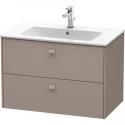 Тумба базальт матовый 82 см Duravit Brioso BR410204343