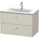Тумба тауп матовый 82 см Duravit Brioso BR410209191